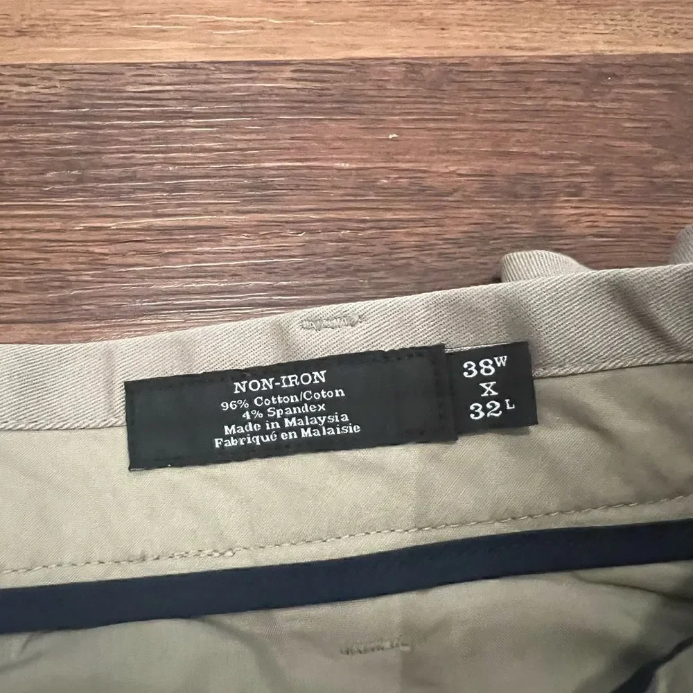 Nordstrom Mens Tan Slim Fit Trousers